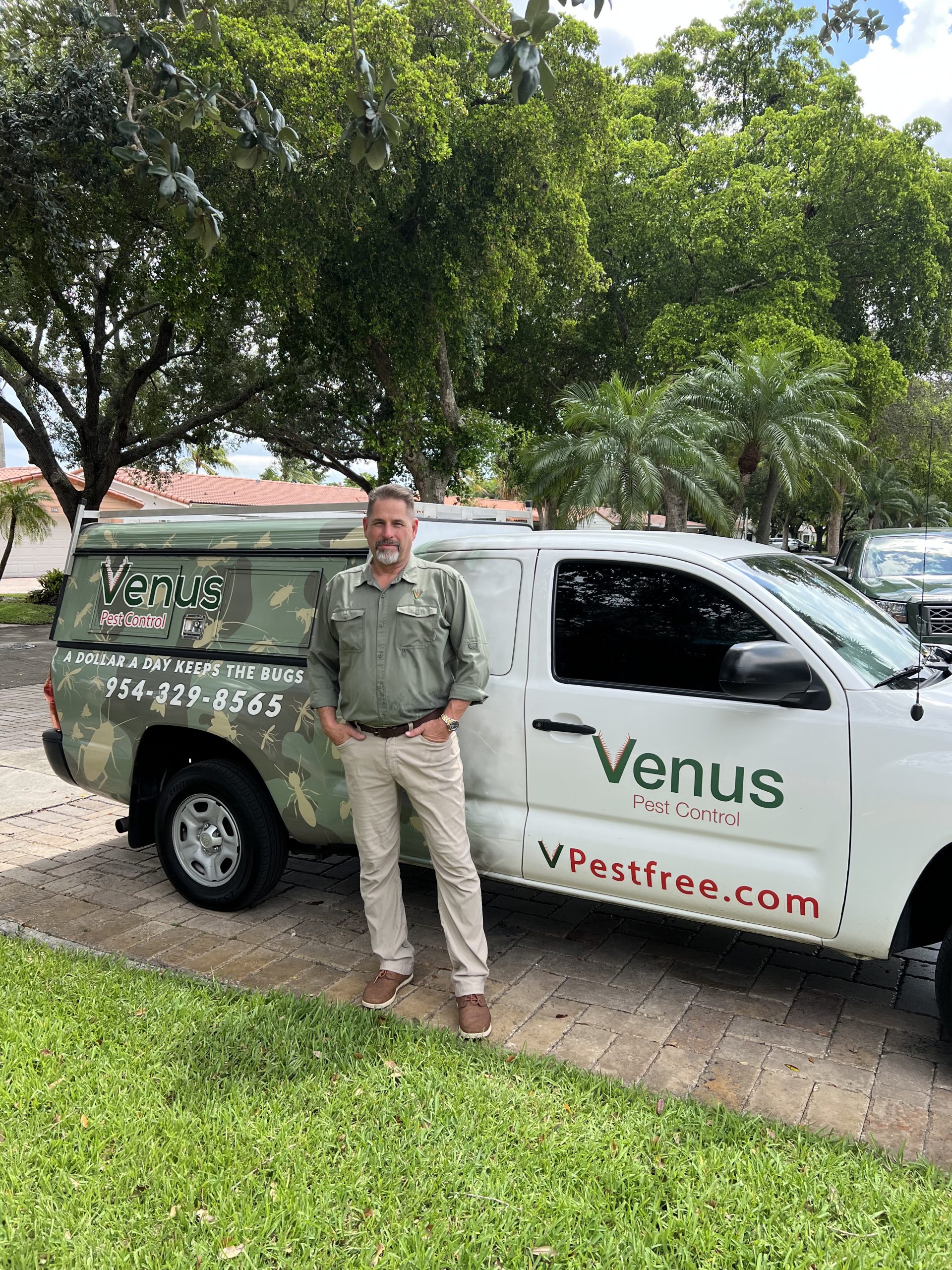 Owner With Service Van